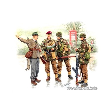 Figurines Paras britanniques Opération Market Garden 1944