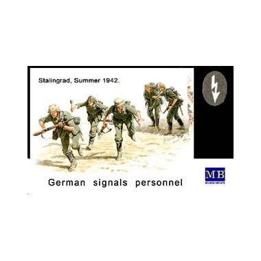Figurines Equipe transmissions allemande, 2ème GM Stalingrad 1942