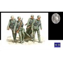 Figurines maquette Evacuation d'un blessé 2ème GM Stalingrad 1942