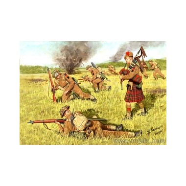 Figurines maquettes Scotland the Braves, 2ème GM