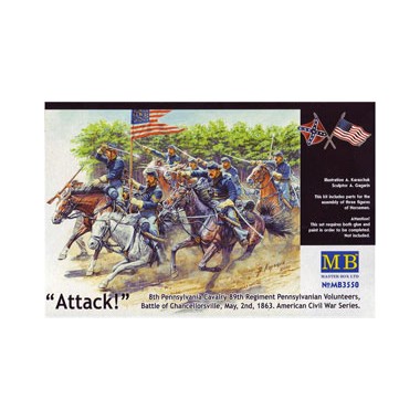 Figurines maquettes 8th Pennsylvania Cavalry Rgt, 1863