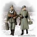 Figurines maquettes Ravitaillement, soldats allemands 2ème GM