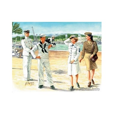 Figurines maquettes U.S. Navy Waves, 2ème GM