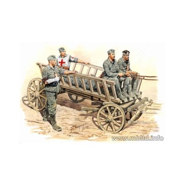 Figurines maquettes Retour vers l'arrière, soldats allemands 2ème GM