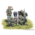 Figurines maquettes Collecte du lait, 2ème GM Front Ouest 1940