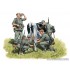 Figurines maquettes Collecte du lait, 2ème GM Front Ouest 1940