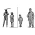 Figurines maquettes Civils Euope de l'Ouest, 2ème GM