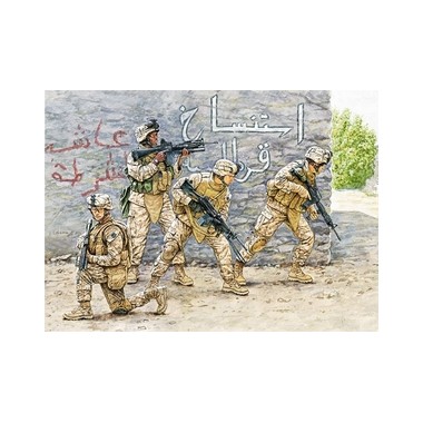 Figurines maquettes U.S. Marines en Irak, 2009