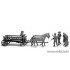 Figurines maquettes Sauvetage des civils, 2ème GM Normandie 1944