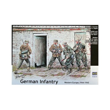 Figurines maquettes Infanterie allemande, Europe de l'Ouest, 1944-45