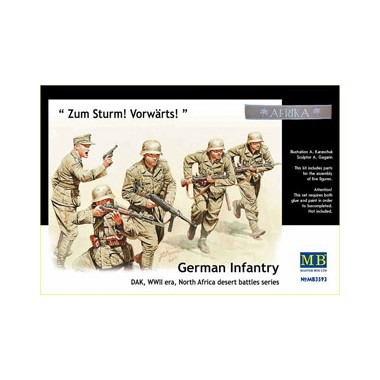 Figurines Infanterie allemande Afrika Korps, 2ème GM
