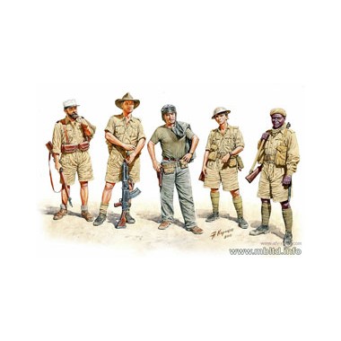 Figurines Forces alliées Afrique du Nord, 2ème GM