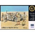 Figurines Maquettes LRDG en Afrique du Nord, 2ème GM