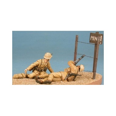 Figurines Infanterie Afrika Korps, 2ème GM