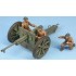 Miniature Canon 75mm Schneider avec servants, 2ème GM France 1940