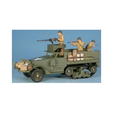 Miniature Half-Track U.S. + équipage, 2ème GM 44/45