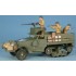 Miniature Half-Track U.S. + équipage, 2ème GM 44/45