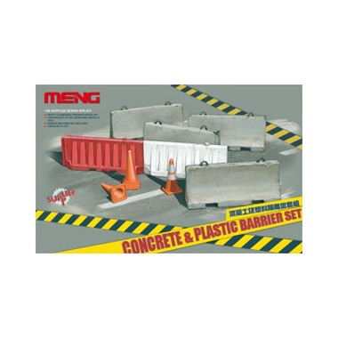 Concrete & Plastic Barrier Set Concrete & Plastic Barrier Set