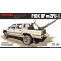 Maquette Pick Up avec ZPU-1, Epoque Moderne