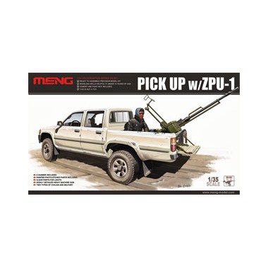Maquette Pick Up avec ZPU-1, Epoque Moderne Maquette Pick Up avec ZPU-1, Epoque Moderne