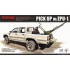 Maquette Pick Up avec ZPU-1, Epoque Moderne