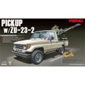 Maquette Pick Up avec ZU-23-2, Epoque Moderne