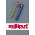 Milliput, pâte epoxy bi-composants grain standard (jaune/gris)