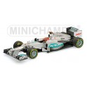 Miniature Mercedes AMG Petronas W03 Michael Schumacher 2012