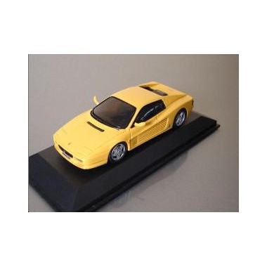 Miniature Ferrari 512 Testarossa Jaune 1993