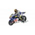 Miniature Yamaha YZR-M1 V. Rossi Moto GP 2009 Valencia avec figurine