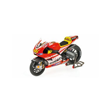 Miniature Ducati Desmosedici Valentino Rossi version de lancement 2011