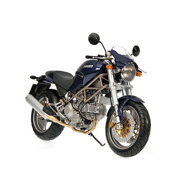 Miniature Ducati Monster 2002 bleu métallique