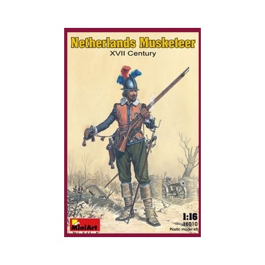 Figurine maquette Mousquetaire hollandais, XVIIème Siècle