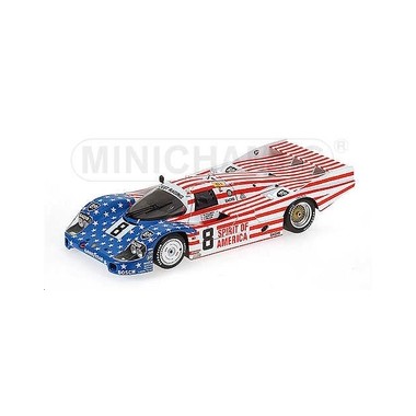 Miniature Porsche 956L "Stars&Stripes" Former 8 Le Mans 1986