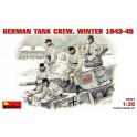 Figurines maquettes Equipage de char allemand en tenue d'hiver,1943/1945