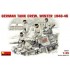Figurines maquettes Equipage de char allemand en tenue d'hiver,1943/1945
