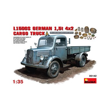 Maquette MB 1500S German 1.5t Cargo Truck, 2ème GM