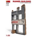 Maquette Façade d'immeuble allemand en ruine