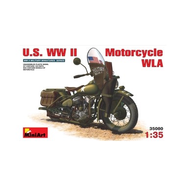 Maquette moto Harley Davidson WLA U.S., 2ème GM
