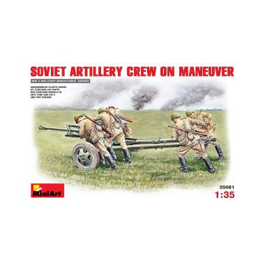 Maquette Artilleurs soviétiques à la manoeuvre 