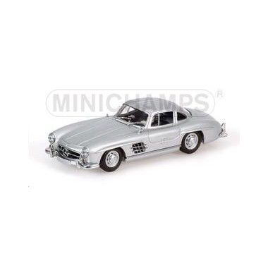 Miniature Mercedes 300 SL Gullwing Gris métal 1954