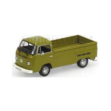 Miniature Volkswagen Kombi T2 Pritsche vert foncé 1972 Miniature Volkswagen Kombi T2 Pritsche vert foncé 1972