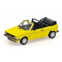 Miniature Volkswagen Golf Cabriolet jaune 1980