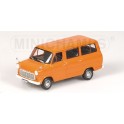 Miniature Ford Transit Bus Orange 1971