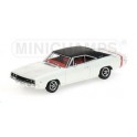 Miniature Dodge Charger HT Coupé blanche 1968