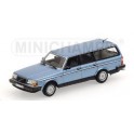 Miniature Volvo 240 GL Break Bleu métal1986