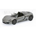 Miniature Porsche 918 Spyder gris métallisé 2010