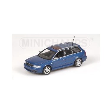 Miniature Audi RS4 Bleu métallisé 2000 Miniature Audi RS4 Bleu métallisé 2000