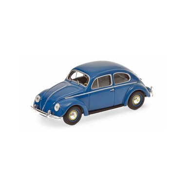 Miniature Volkswagen 1200 bleu 1953 