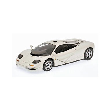 Miniature McLaren F1 Road Car 1994 blanc 